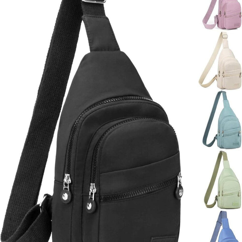 Small Sling Backpack Crossbody Sling Bag for Women, Chest Bag Daypack Fanny Pack
